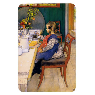 Carl Larsson Das jämmerliche Frühstück eines Langs Magnet