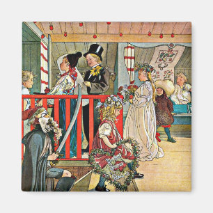 Carl Larsson - Ein Tag der Feier Magnet
