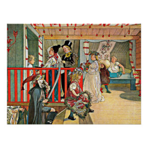 Carl Larsson - Ein Tag der Feier Poster