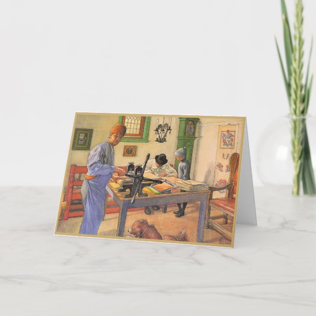 Carl Larsson Gemälde, My Acid Workshop Karte (Vorderseite)