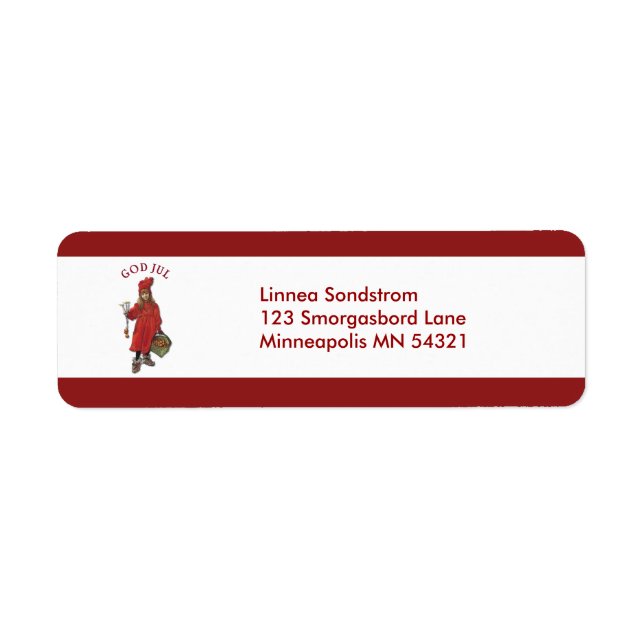 Carl Larsson God Jul Christmas (Vorne)