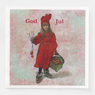 Carl Larsson God Jul Serviette