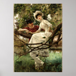 Carl Larsson - Idylle Poster
