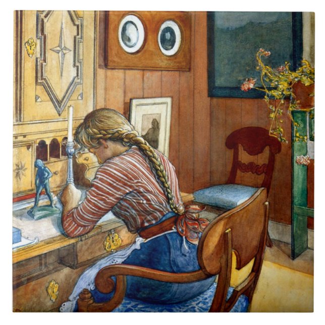 Carl Larsson - Korrespondenz Fliese (Vorderseite)