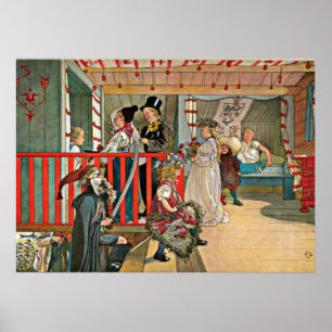 Carl Larsson Kunst: Ein Tag der Feier Poster