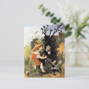 Carl Larsson Kunstwerk, Clair Obscur, Postkarte