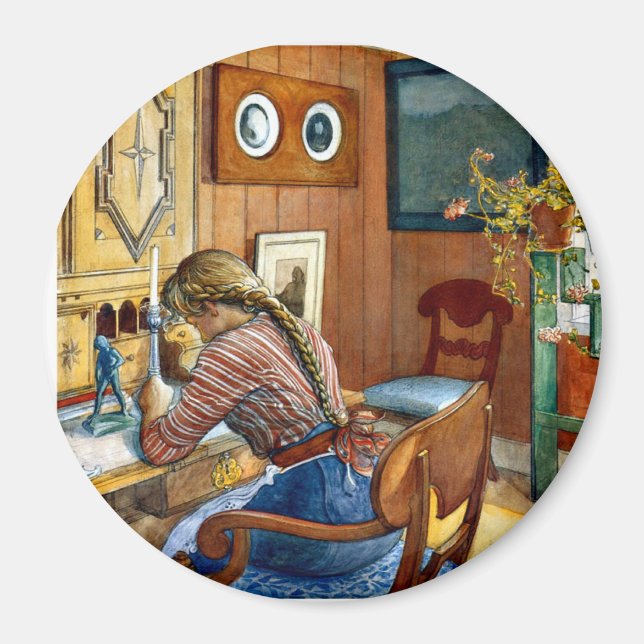 Carl Larsson Kunstwerk, Korrespondenz Magnet (Vorne)