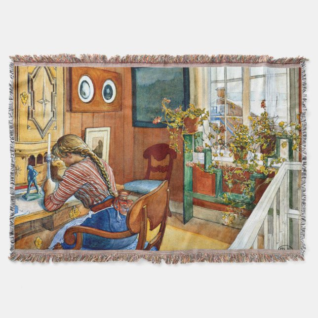 Carl Larsson Kunstwerk, Korrespondenz Wurfdecke Decke (Vorderseite)
