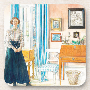 Carl Larsson Lady Family Home Untersetzer