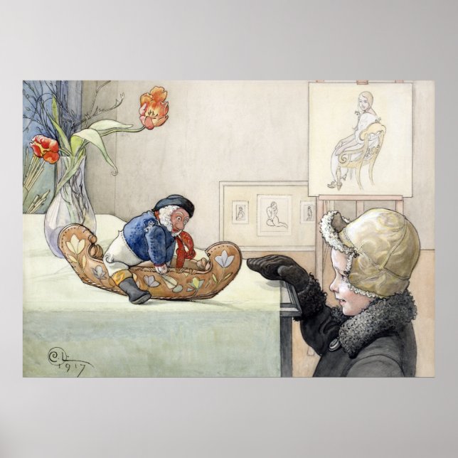 Carl Larsson The Funny Fellow 1917 Poster (Vorne)