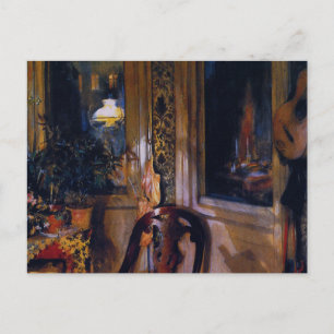 Carl Larsson Vintag die Spielzeugecke Postkarte