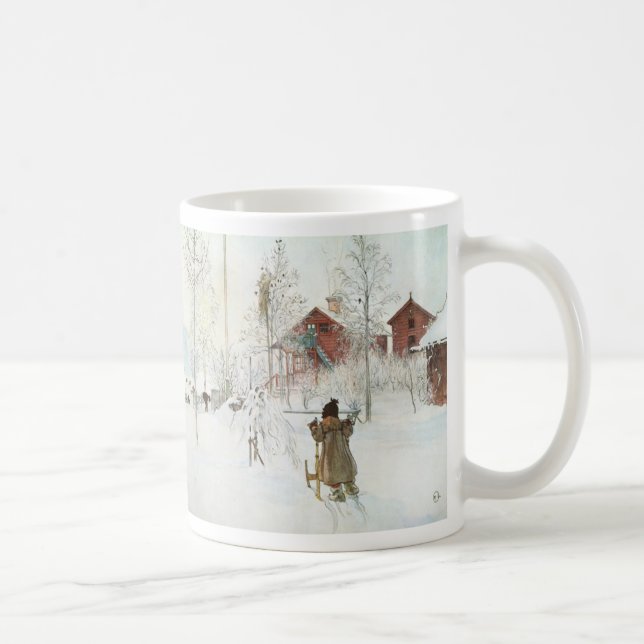 Carl Larsson-Vorgarten und das Wäsche-Haus Kaffeetasse (Rechts)