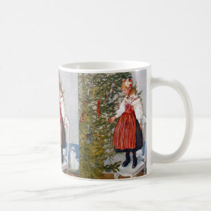 Carl Larsson-Weihnachtsbaum-schwedischer Tasse