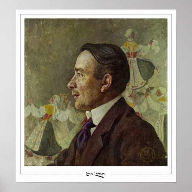 Carl Larsson Zedign Art Poster #1 (Vorne)