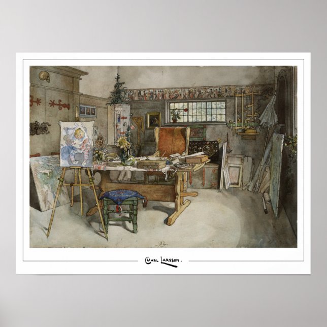 Carl Larsson Zedign Art Poster #125 (Vorne)