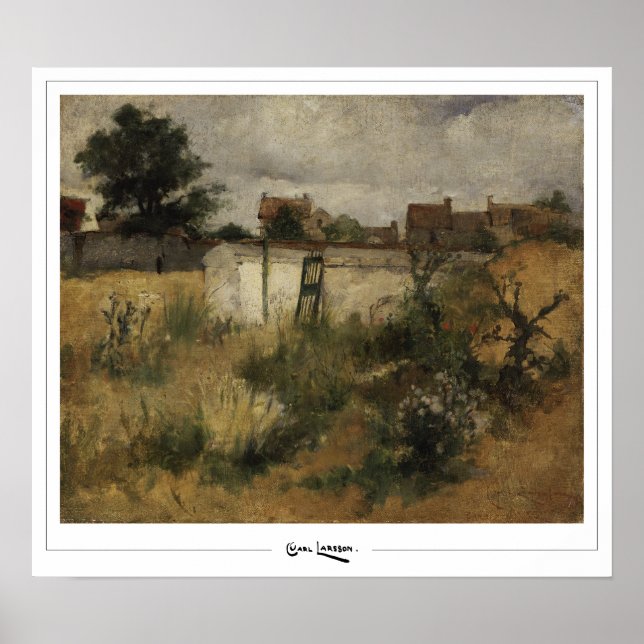 Carl Larsson Zedign Art Poster #14 (Vorne)