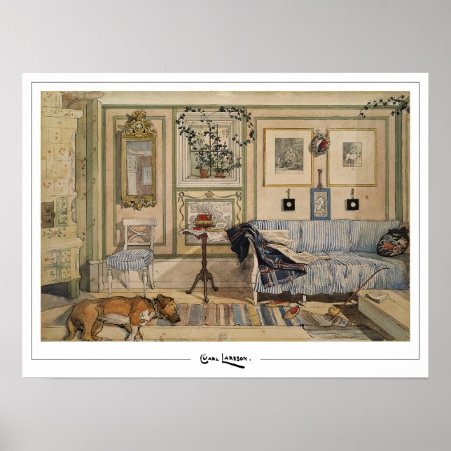 Carl Larsson Zedign Art Poster #160 (Vorne)
