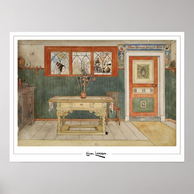 Carl Larsson Zedign Art Poster #285 (Vorne)