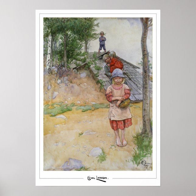 Carl Larsson Zedign Art Poster #352 (Vorne)