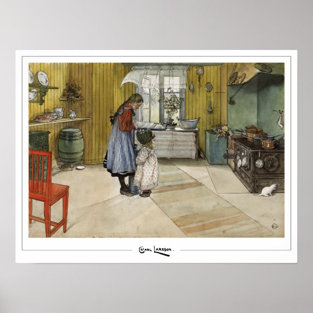 Carl Larsson Zedign Art Poster #373 (Vorne)