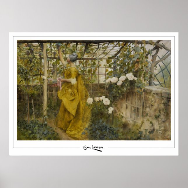 Carl Larsson Zedign Art Poster #409 (Vorne)