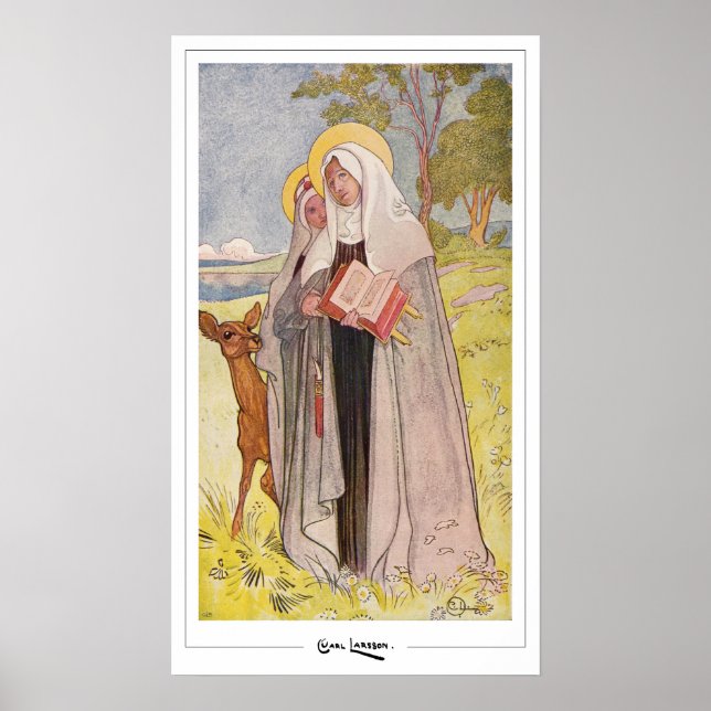 Carl Larsson Zedign Art Poster #423 (Vorne)