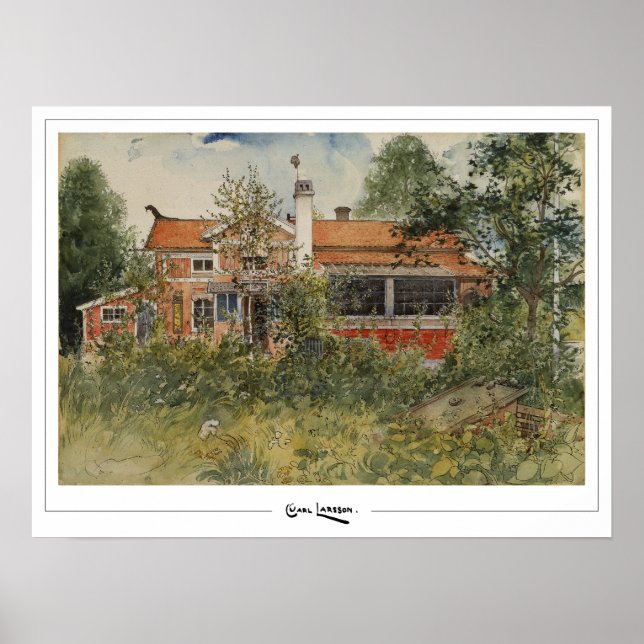 Carl Larsson Zedign Art Poster #7 (Vorne)