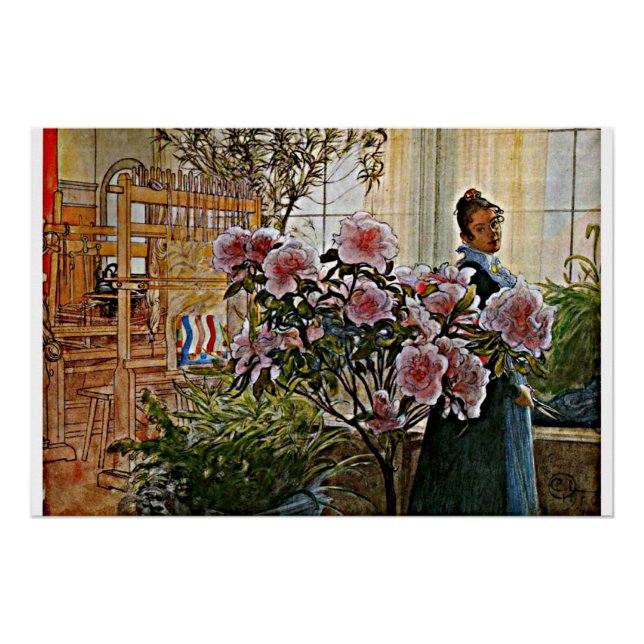 Carl Larssons Gemälde, Azalea, Poster (Vorderseite)