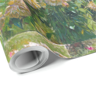 Carl Moll Vintag Dahlias Geschenkpapier