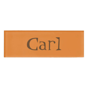Carl Name Tag Namenschild