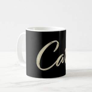 Carl Name whitegold Tasse Teetasse Kaffeetasse