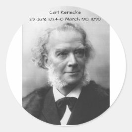Carl Reinecke Runder Aufkleber