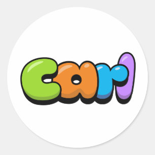 Carl Runder Aufkleber