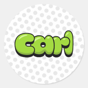 Carl Runder Aufkleber