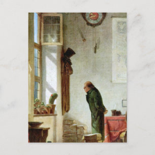 Carl Spitzweg - Der Kakteen-Enthusiast Postkarte