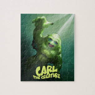 Carl the Creature at Movies Puzzle