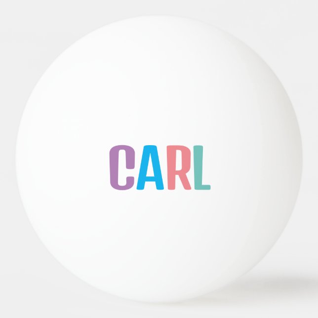 Carl Tischtennisball (Vorderseite)