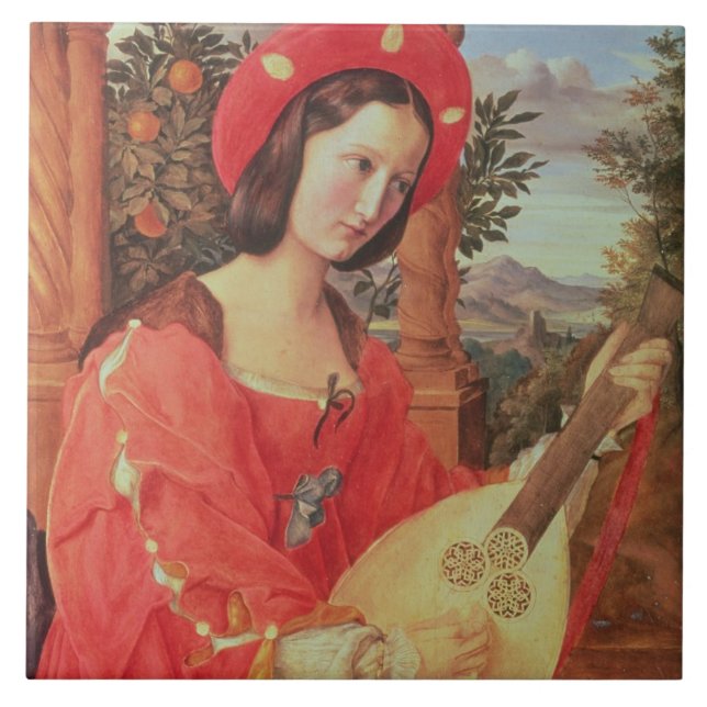 Carla Bianca von Quandt, c.1820 (Öl auf Leinwand) Fliese (Vorderseite)