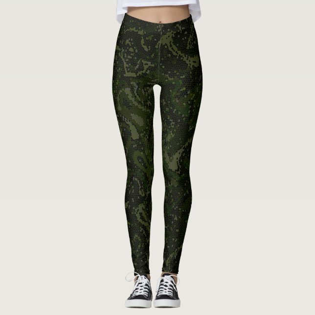 Carla-Leguan-Camouflage Leggings (Vorderseite)