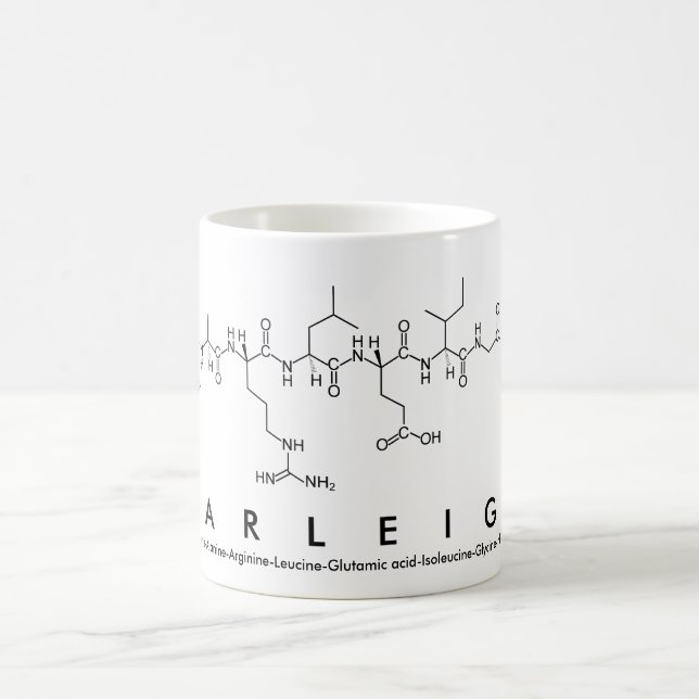 Carleigh Peptid-Namen-Tasse Tasse (Mittel)