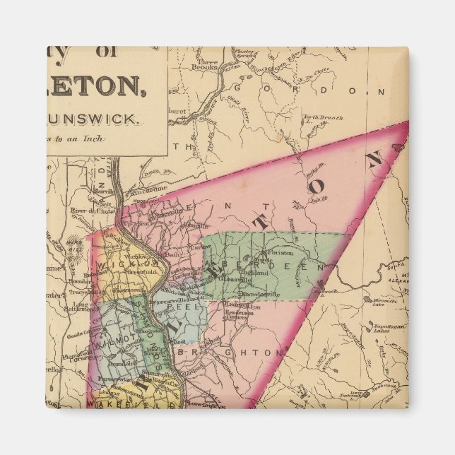 Carleton Co., NB Magnet (Vorne)