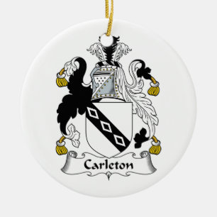 Carleton Familienwappen Keramik Ornament