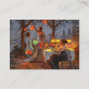 Carlier: Vorbereiten für das Party Visitenkarte