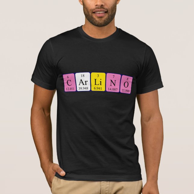 Carlino Periodenname Shirt (Vorderseite)