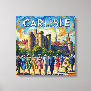 Carlisle Castle Historisches Denkmal Stretchleinwa Leinwanddruck