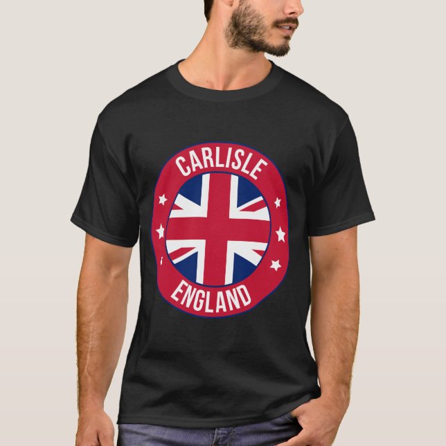 Carlisle, England City T-Shirt | Reise & Heimatort (Vorderseite)