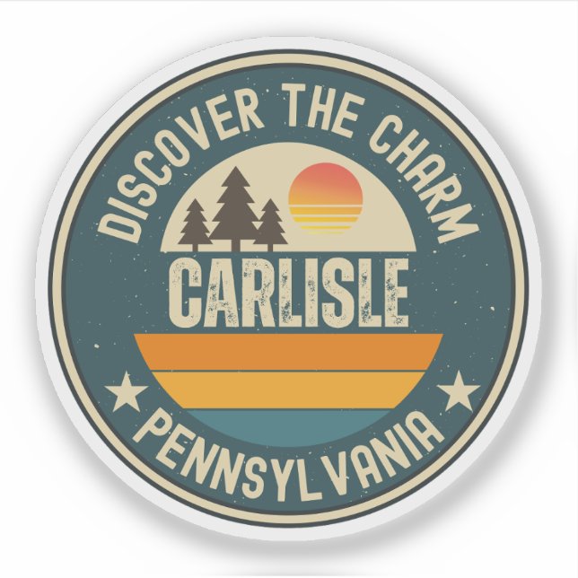 Carlisle, Pennsylvania Aufkleber (Vorderseite)