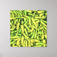 Carliston Banana Paprikaschoten Schwarze Kontur