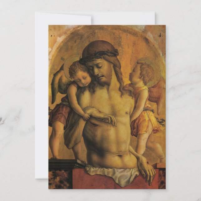 Carlo Crivelli - Pietà Einladung (Vorderseite)