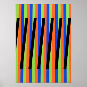 Carlos Cruz Diez - Physichromie 2 Poster